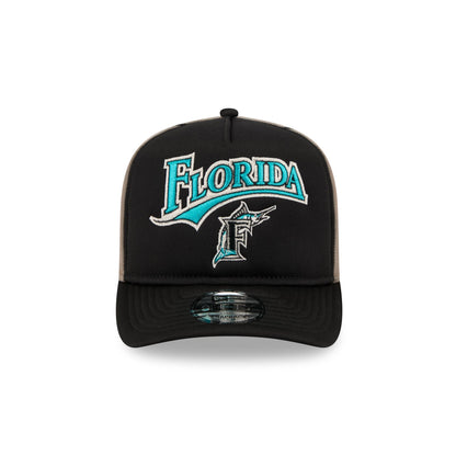 Miami Marlins Arched 9FIFTY A-Frame Snapback Hat