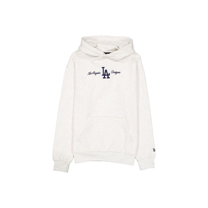 Los Angeles Dodgers Script Heather Gray Hoodie