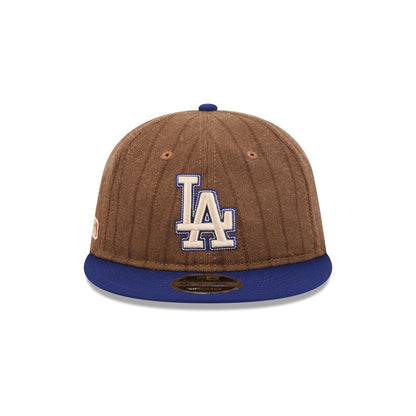 Los Angeles Dodgers Three Looms Wool Pinstripe Retro Crown 9FIFTY Adjustable Hat