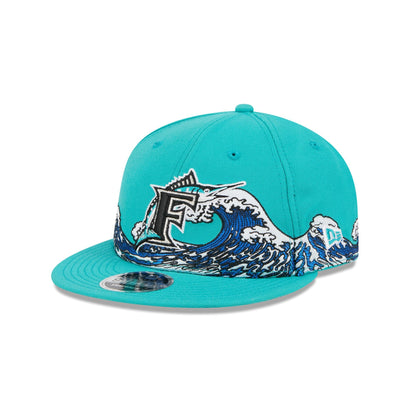 Miami Marlins Tidal Flow Retro Crown 9FIFTY Adjustable Hat