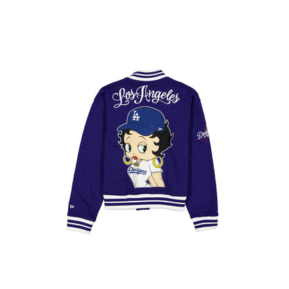 Bella Doña x Betty Boop x Los Angeles Dodgers Women's Fleece Jacket