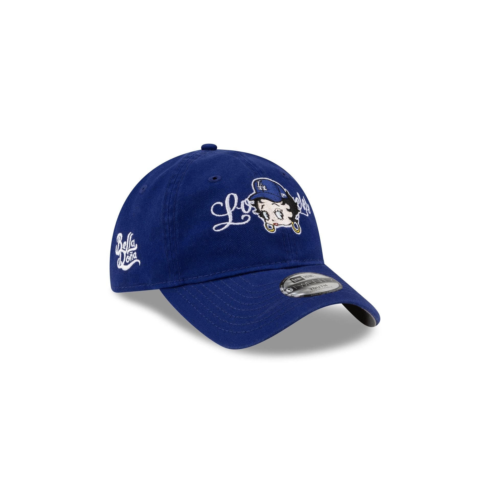 Bella Doña x Betty Boop x Los Angeles Dodgers Kids 9TWENTY Adjustable Hat