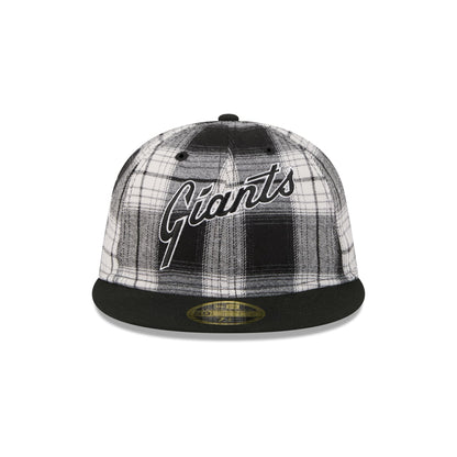 San Francisco Giants Grunge Plaid Retro Crown 59FIFTY Fitted Hat