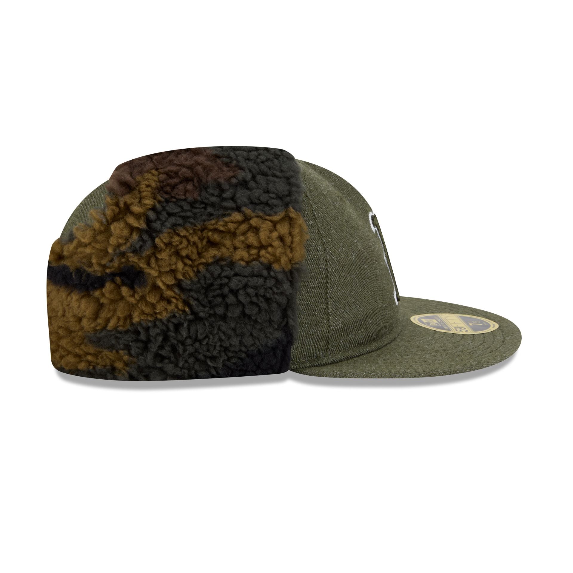 Boston Red Sox Three Looms Cotton Twill Camo Retro Crown Dog Ear 59FIFTY Fitted Hat