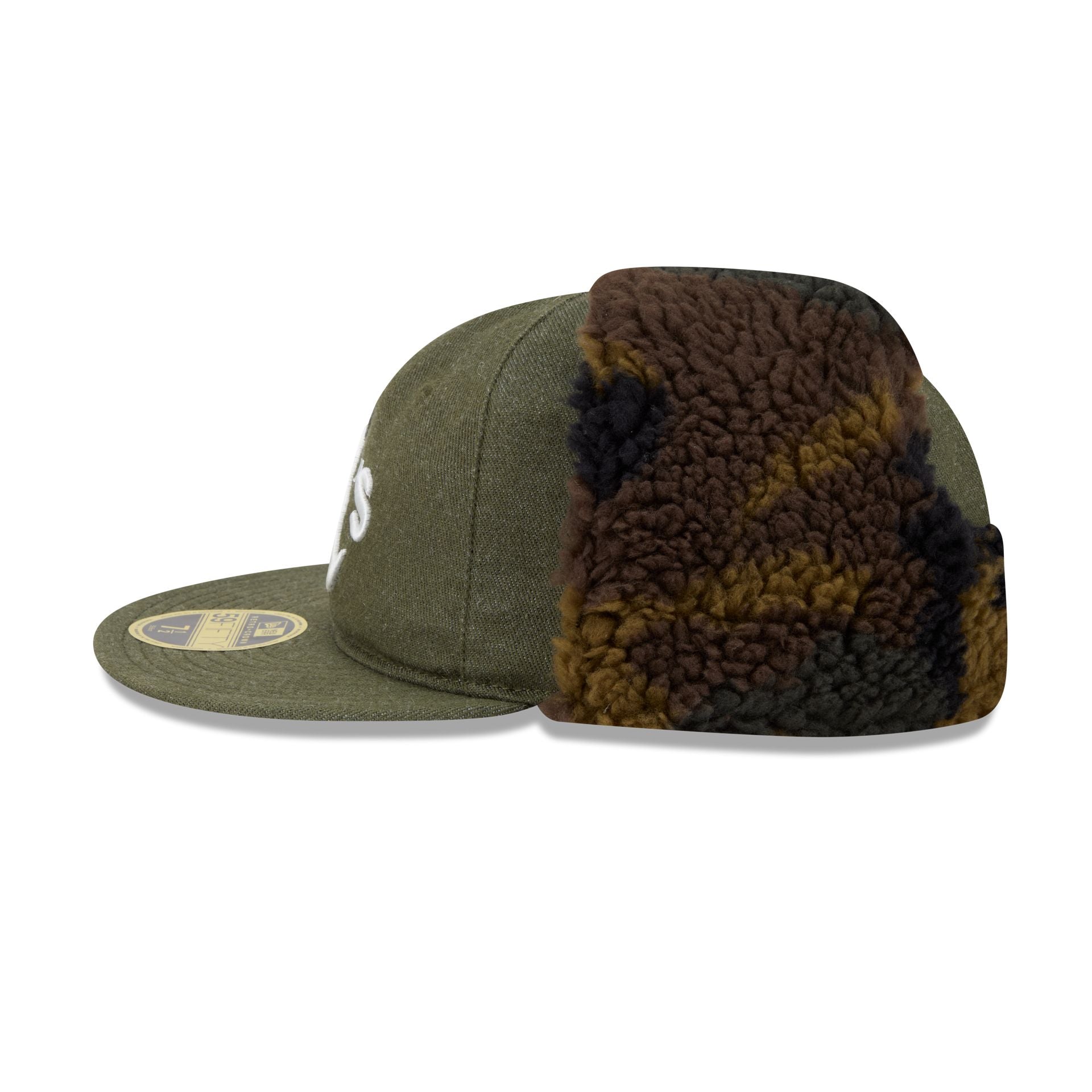 Athletics Three Looms Cotton Twill Camo Retro Crown Dog Ear 59FIFTY Fitted Hat