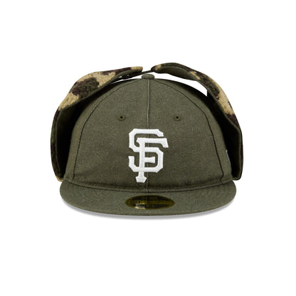 San Francisco Giants Three Looms Cotton Twill Camo Retro Crown Dog Ear 59FIFTY Fitted Hat