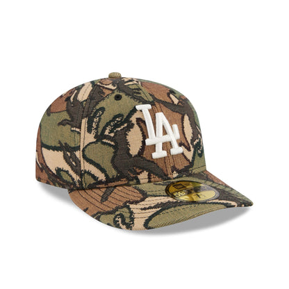 Los Angeles Dodgers Three Looms Jacquard Camo 59FIFTY Fitted Hat