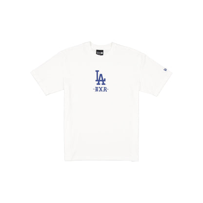 Born x Raised x Los Angeles Dodgers Fly Ball White T-Shirt