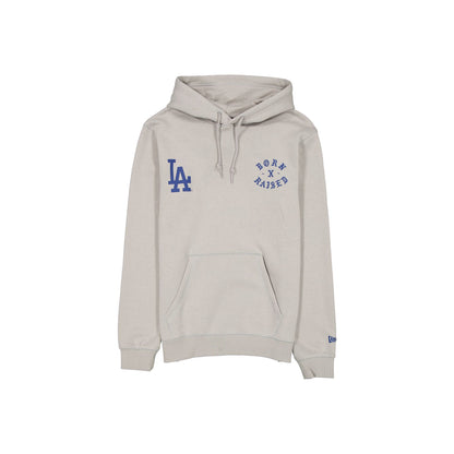 Born x Raised x Los Angeles Dodgers Gray Hoodie