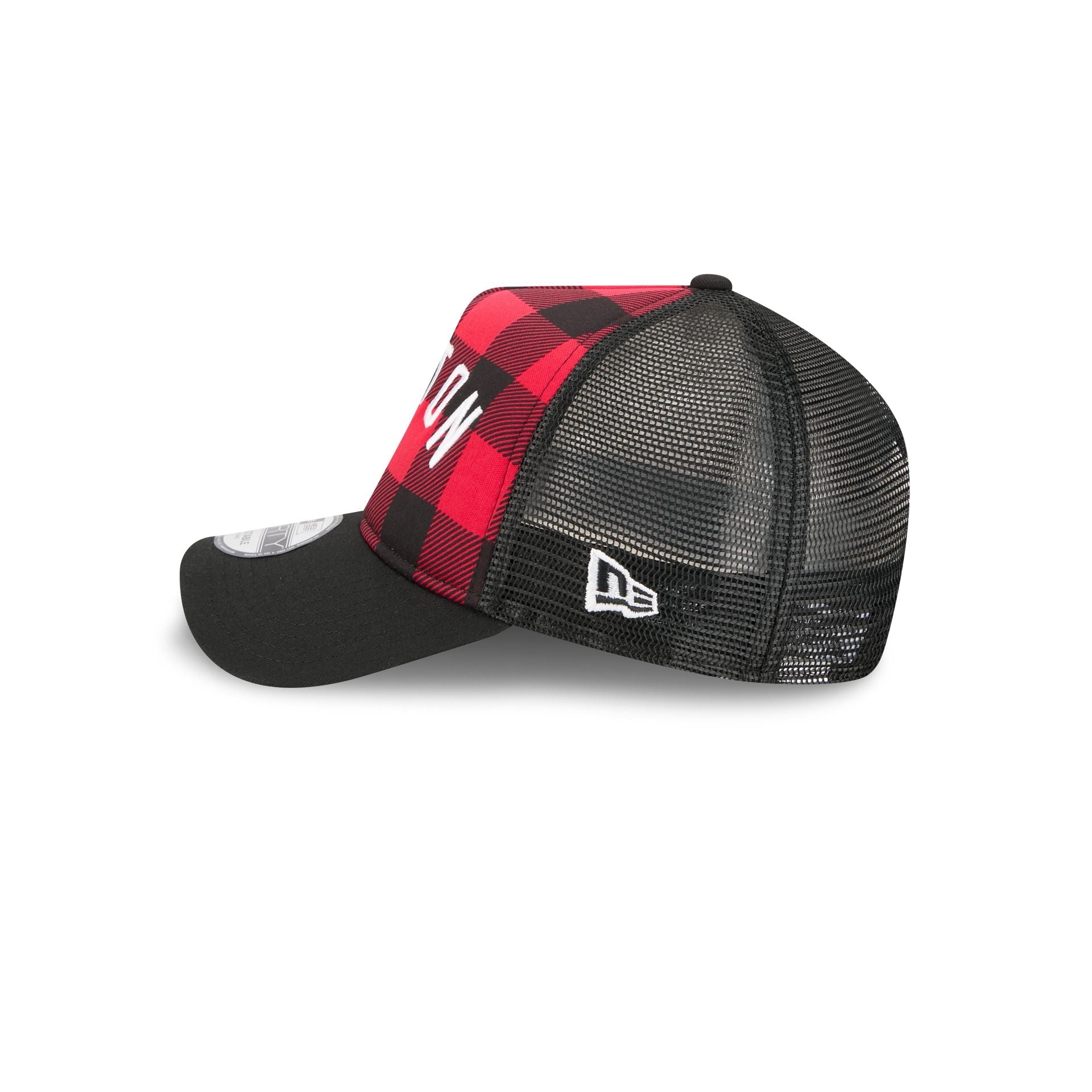 Boston Red Sox Evergreen Check 9FORTY A-Frame Trucker Hat