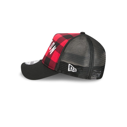 Boston Red Sox Evergreen Check 9FORTY A-Frame Trucker Hat