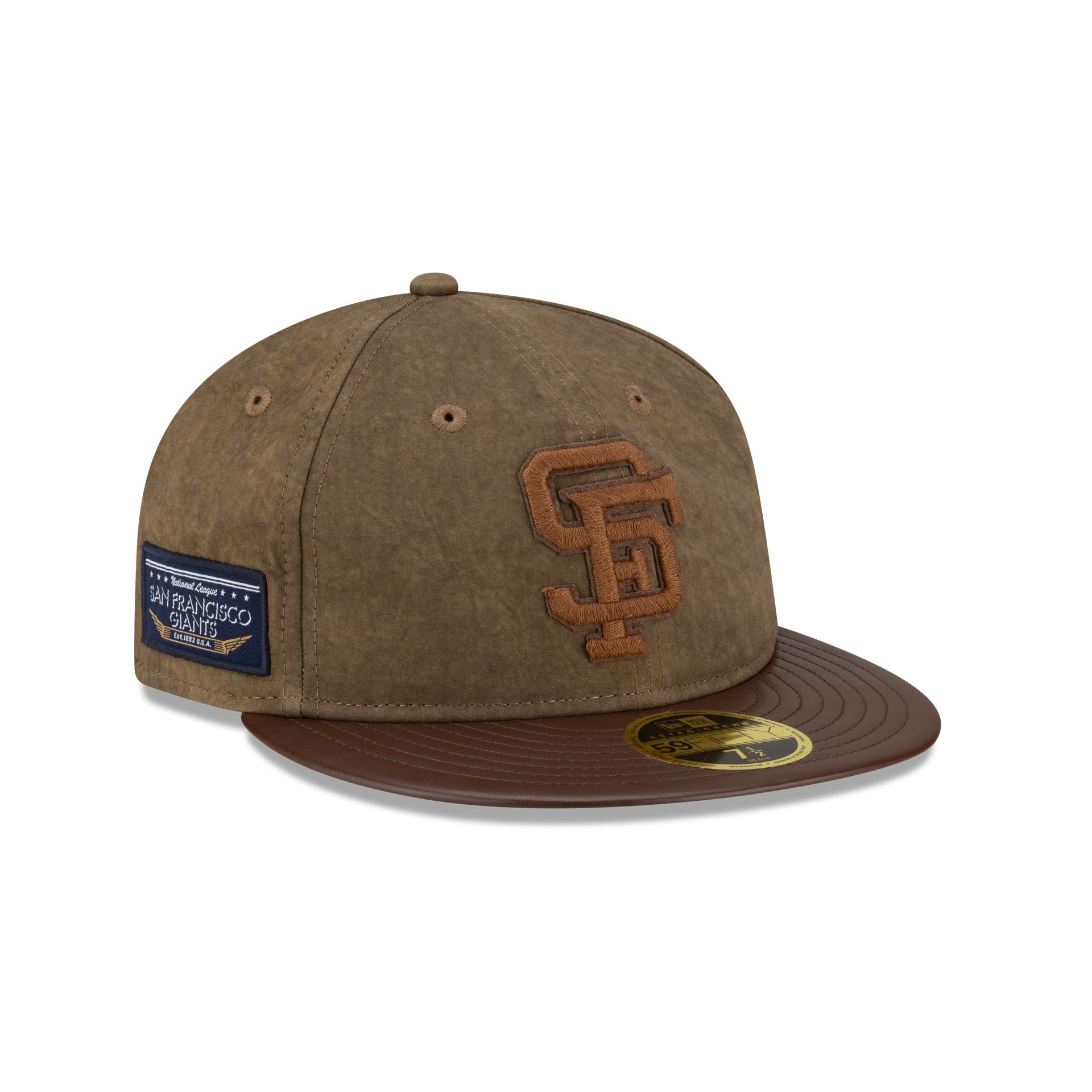 San Francisco Giants Utility Linen Retro Crown 59FIFTY Fitted Hat