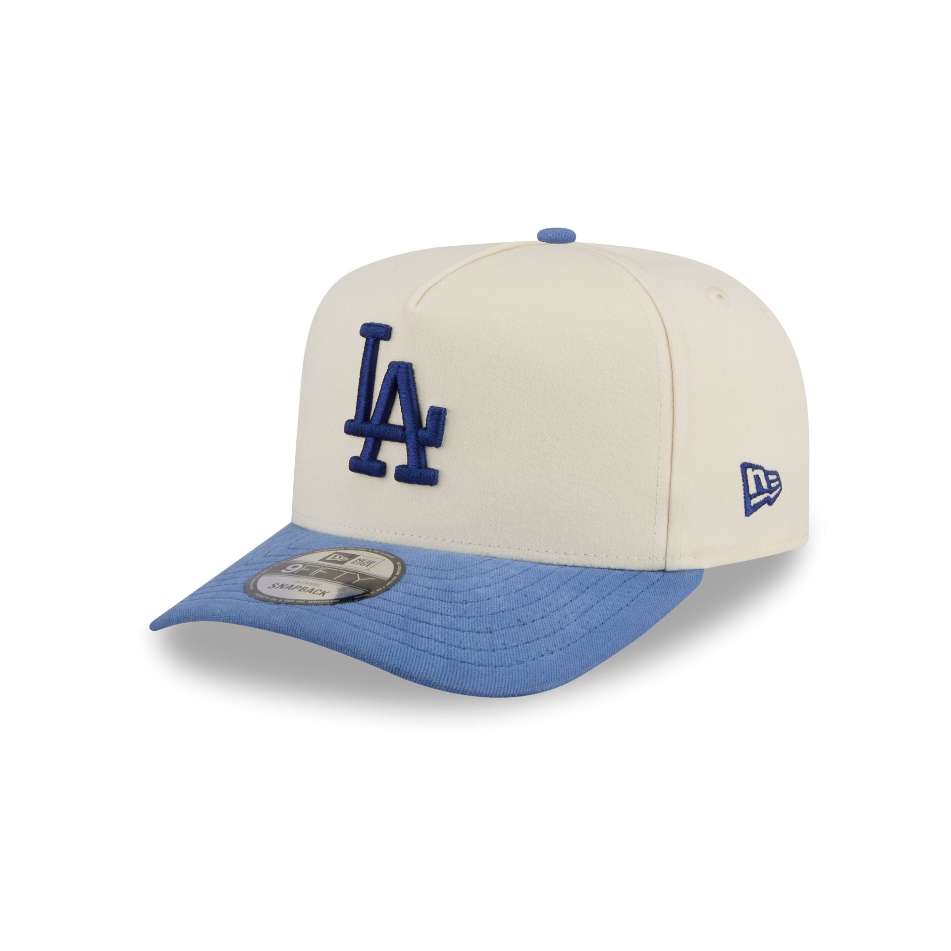 Los Angeles Dodgers Cotton Brush Chrome Pre-Curve 9FIFTY A-Frame Snapback Hat