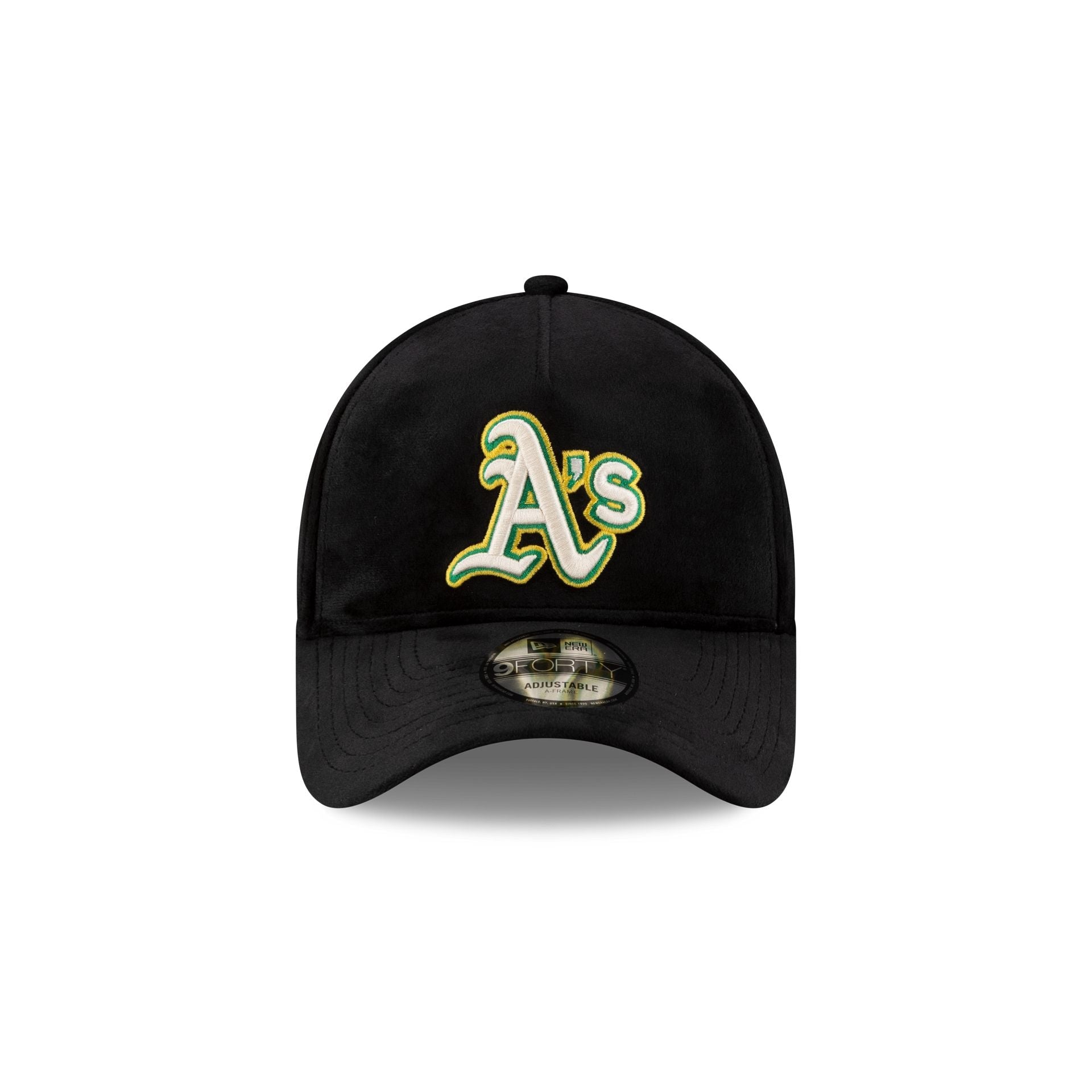 Athletics Velour 9FORTY A-Frame Snapback Hat
