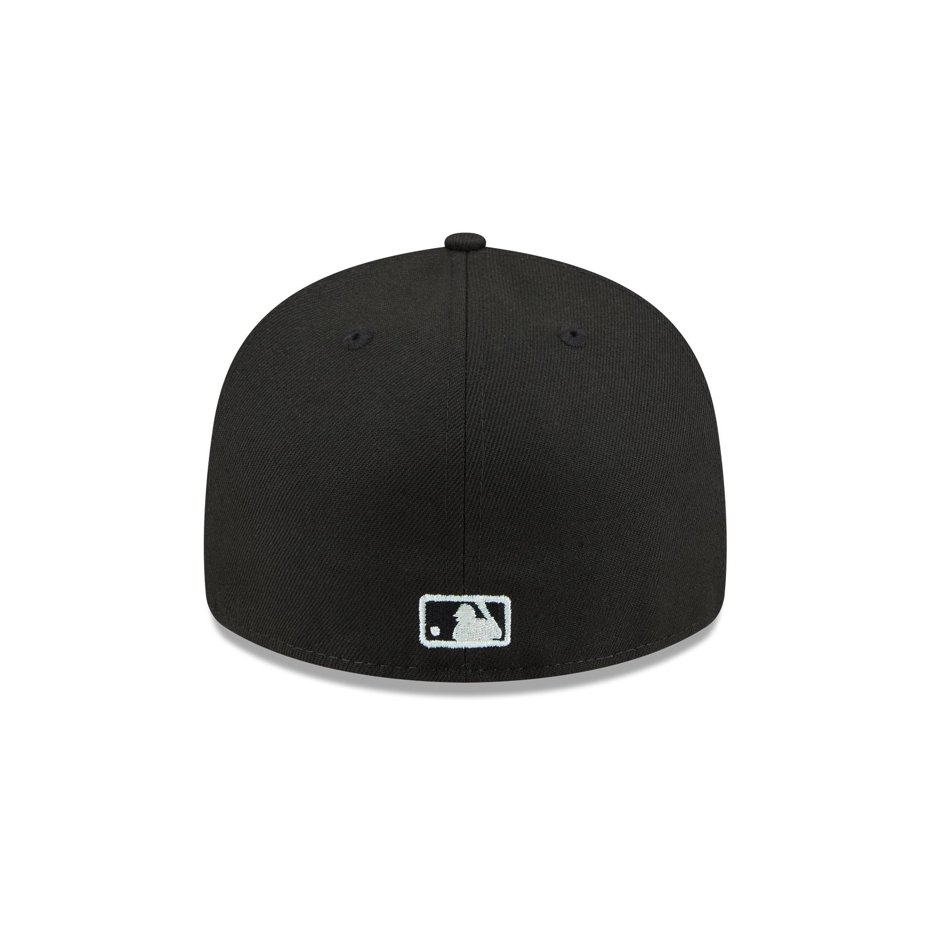 Athletics Black Pre-Curve 59FIFTY Fitted Hat