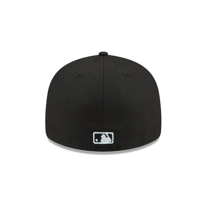 Athletics Black Pre-Curve 59FIFTY Fitted Hat