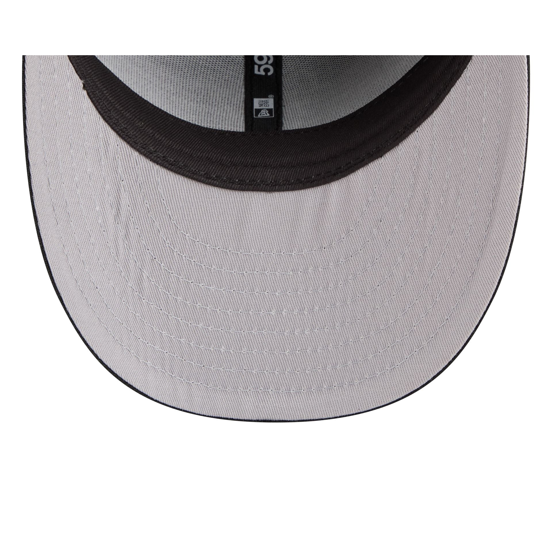 Boston Red Sox Black Pre-Curve 59FIFTY Fitted Hat