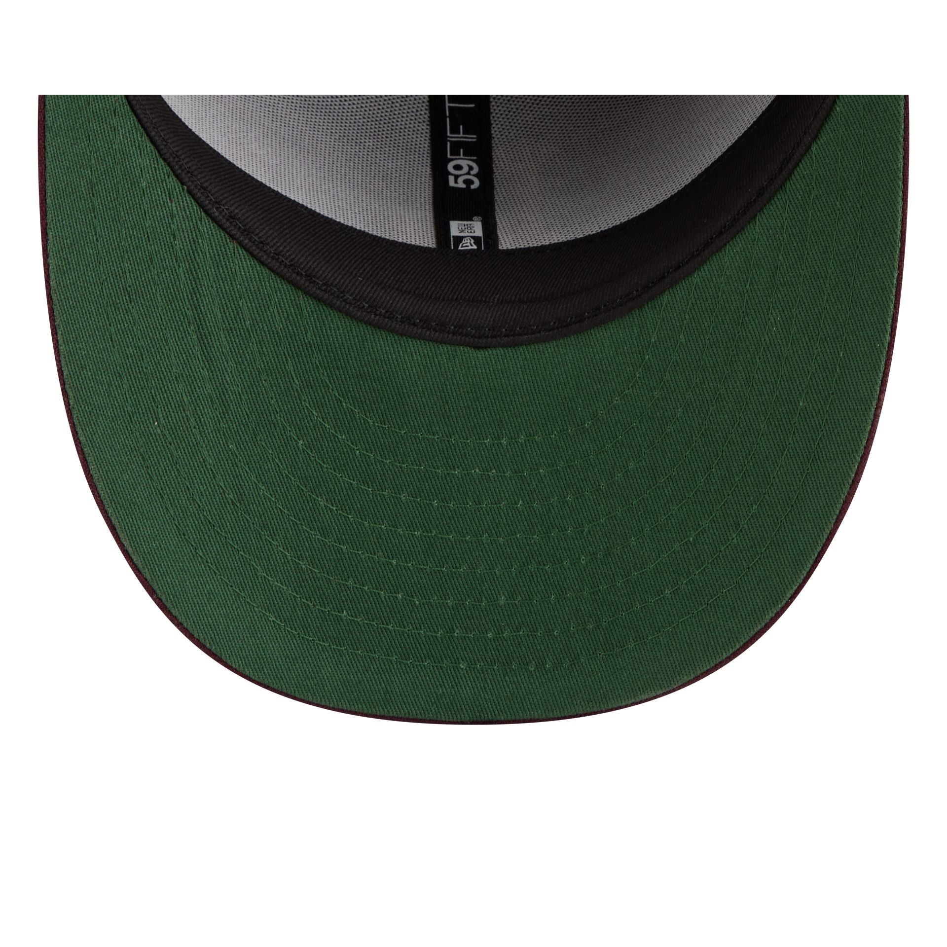 Los Angeles Dodgers Maroon Pre-Curve 59FIFTY Fitted Hat