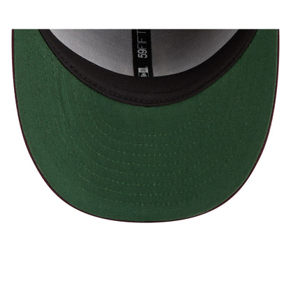 Los Angeles Dodgers Maroon Pre-Curve 59FIFTY Fitted Hat