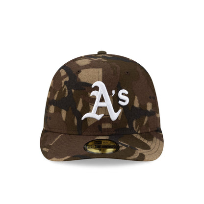 Athletics Three Looms Camo Pre-Curve 59FIFTY Fitted Hat