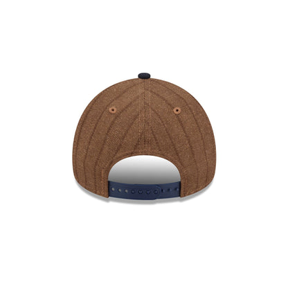 Boston Red Sox Three Looms Wool Pinstripe 9FORTY A-Frame Snapback Hat