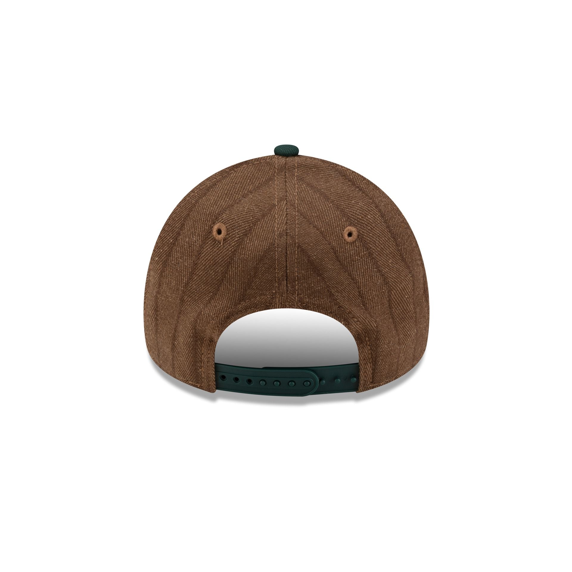 Athletics Three Looms Wool Pinstripe 9FORTY A-Frame Snapback Hat