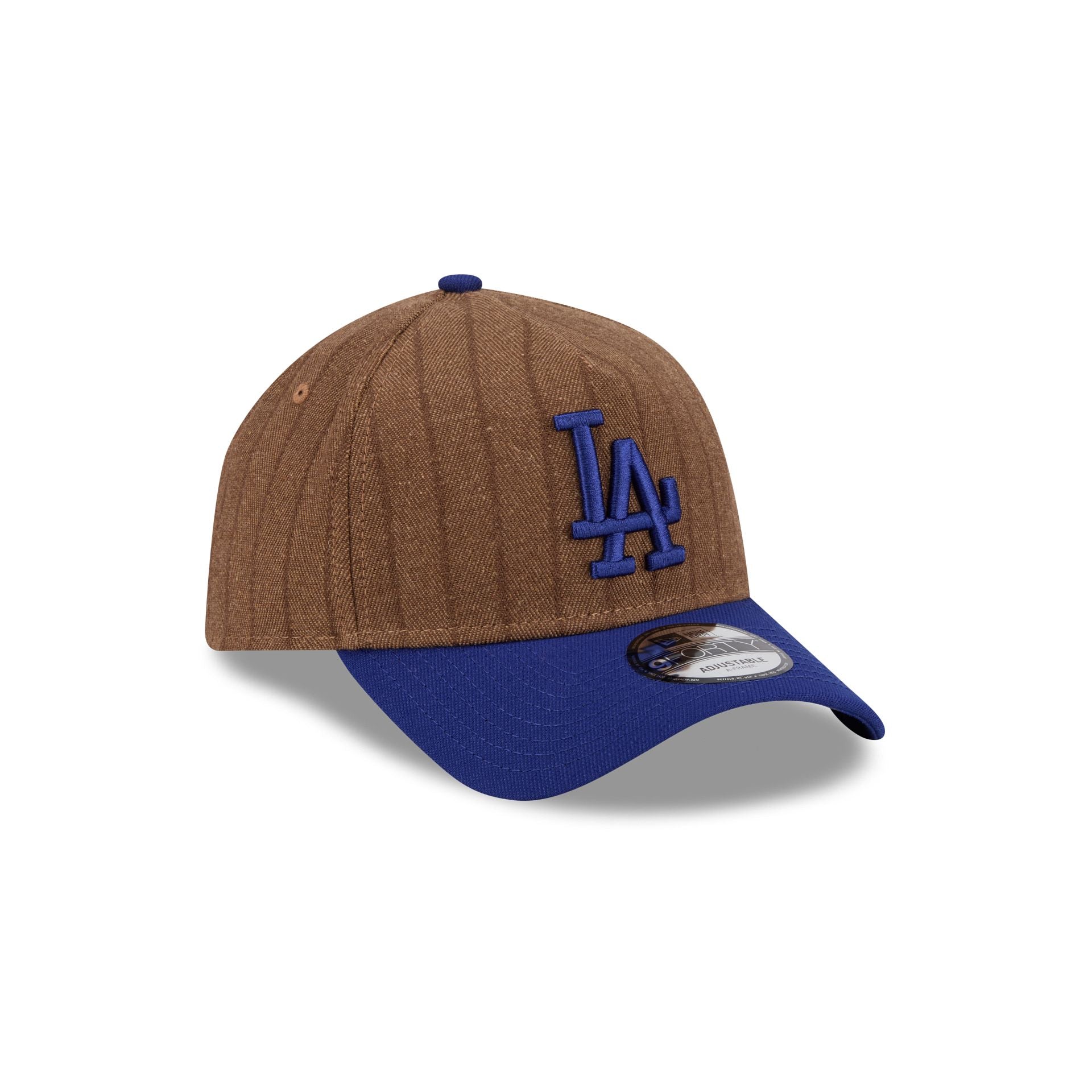 Los Angeles Dodgers Three Looms Wool Pinstripe 9FORTY A-Frame Snapback Hat