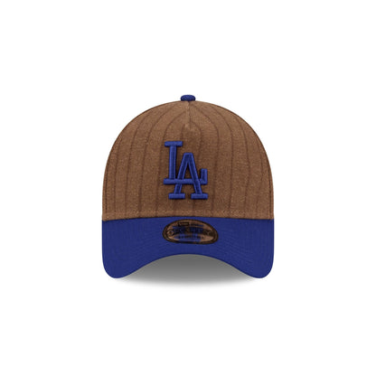 Los Angeles Dodgers Three Looms Wool Pinstripe 9FORTY A-Frame Snapback Hat