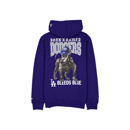 Born x Raised x Los Angeles Dodgers Bleeds Blue Hoodie