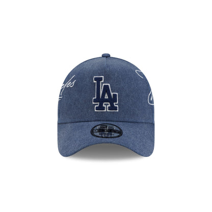 Los Angeles Dodgers Script 9FORTY A-Frame Snapback Hat