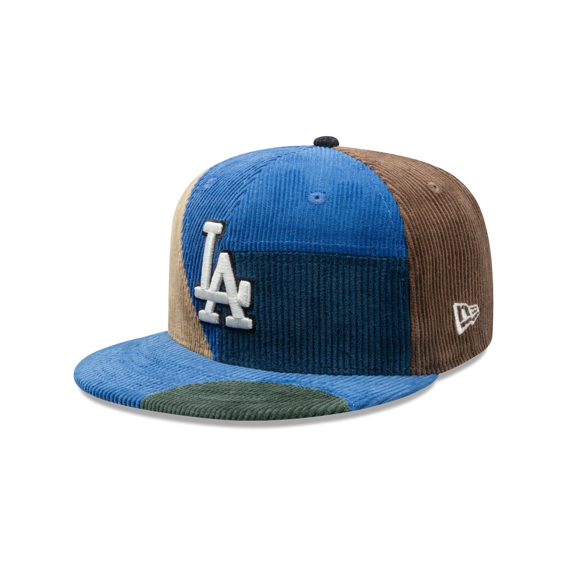 Los Angeles Dodgers Corduroy Patchwork 59FIFTY Fitted Hat