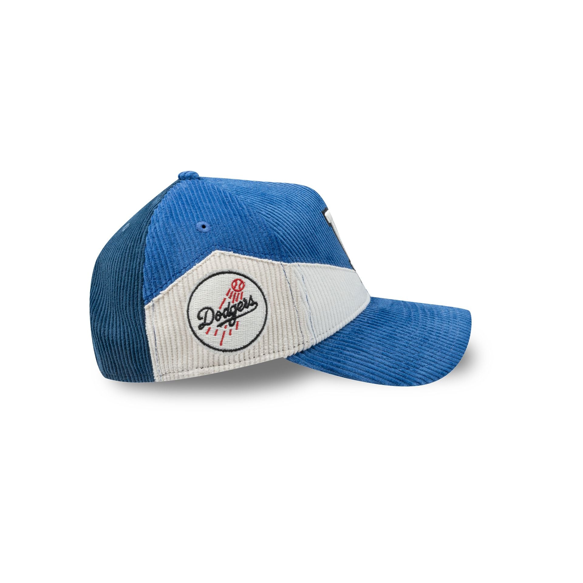 Los Angeles Dodgers Corduroy Patchwork 9FORTY A-Frame Snapback Hat