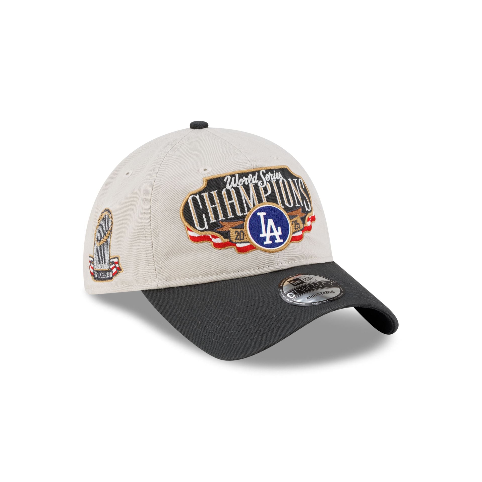 Los Angeles Dodgers 2025 World Series Champions Locker Room 9TWENTY Adjustable Hat