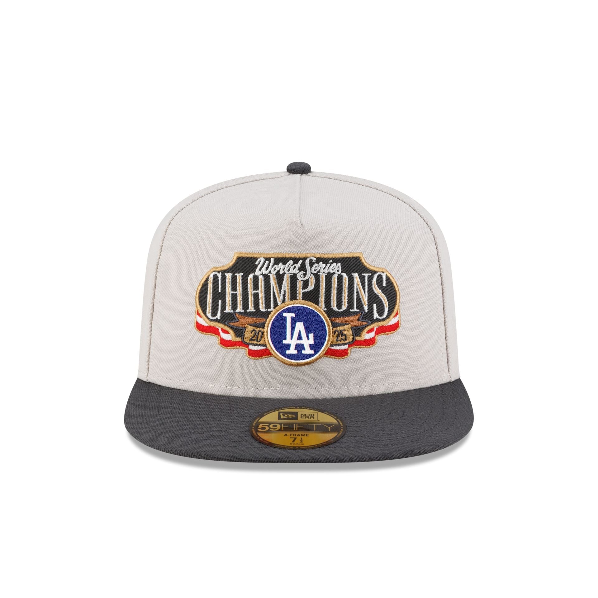 Los Angeles Dodgers 2025 World Series Champions 59FIFTY A-Frame Fitted Hat