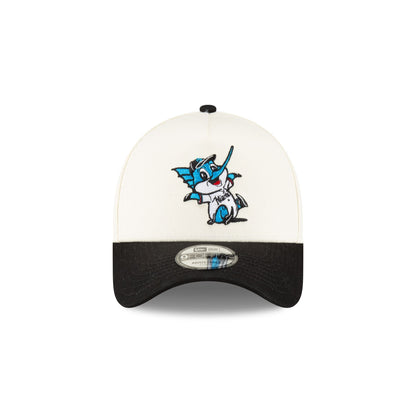 Miami Marlins Mini Mascot 9FORTY A-Frame Snapback Hat