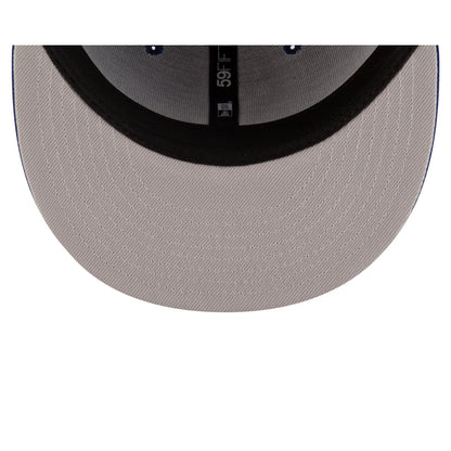 Los Angeles Dodgers 2024 World Series Champions Script Side Patch 59FIFTY Fitted Hat