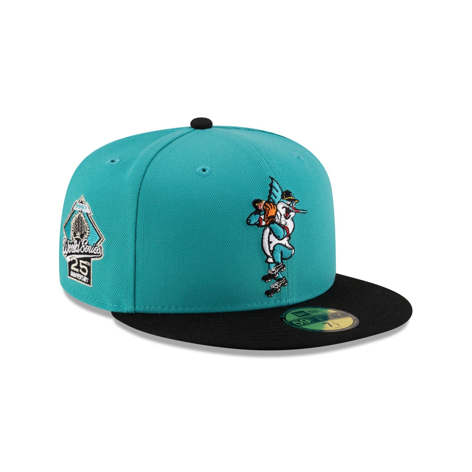Miami Marlins Mascot Blue 59FIFTY Fitted Hat