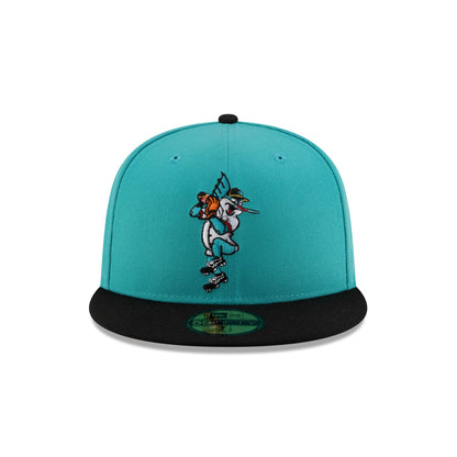 Miami Marlins Mascot Blue 59FIFTY Fitted Hat
