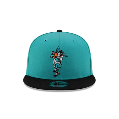 Miami Marlins Mascot Blue 9FIFTY Snapback Hat