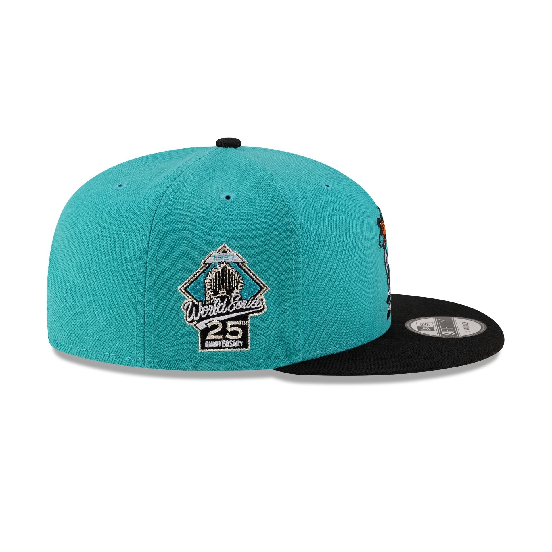 Miami Marlins Mascot Blue 9FIFTY Snapback Hat