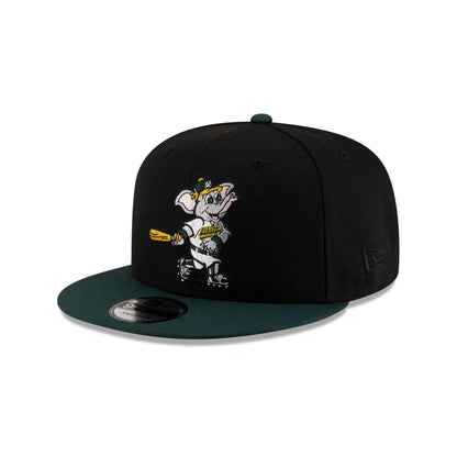 Athletics Mascot Black 9FIFTY Snapback Hat