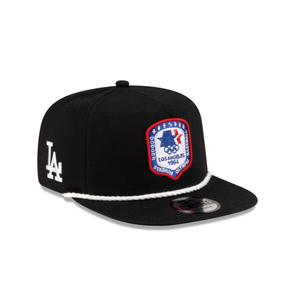 Los Angeles Dodgers 1984 Olympics Black Golfer Hat