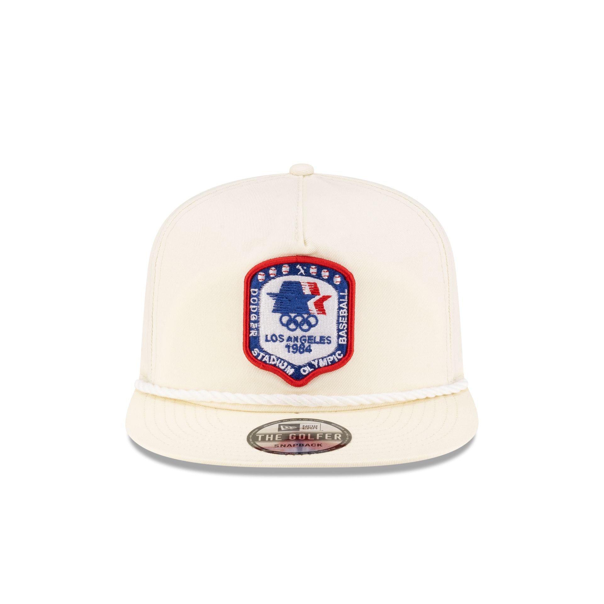 Los Angeles Dodgers 1984 Olympics Chrome White Golfer Hat
