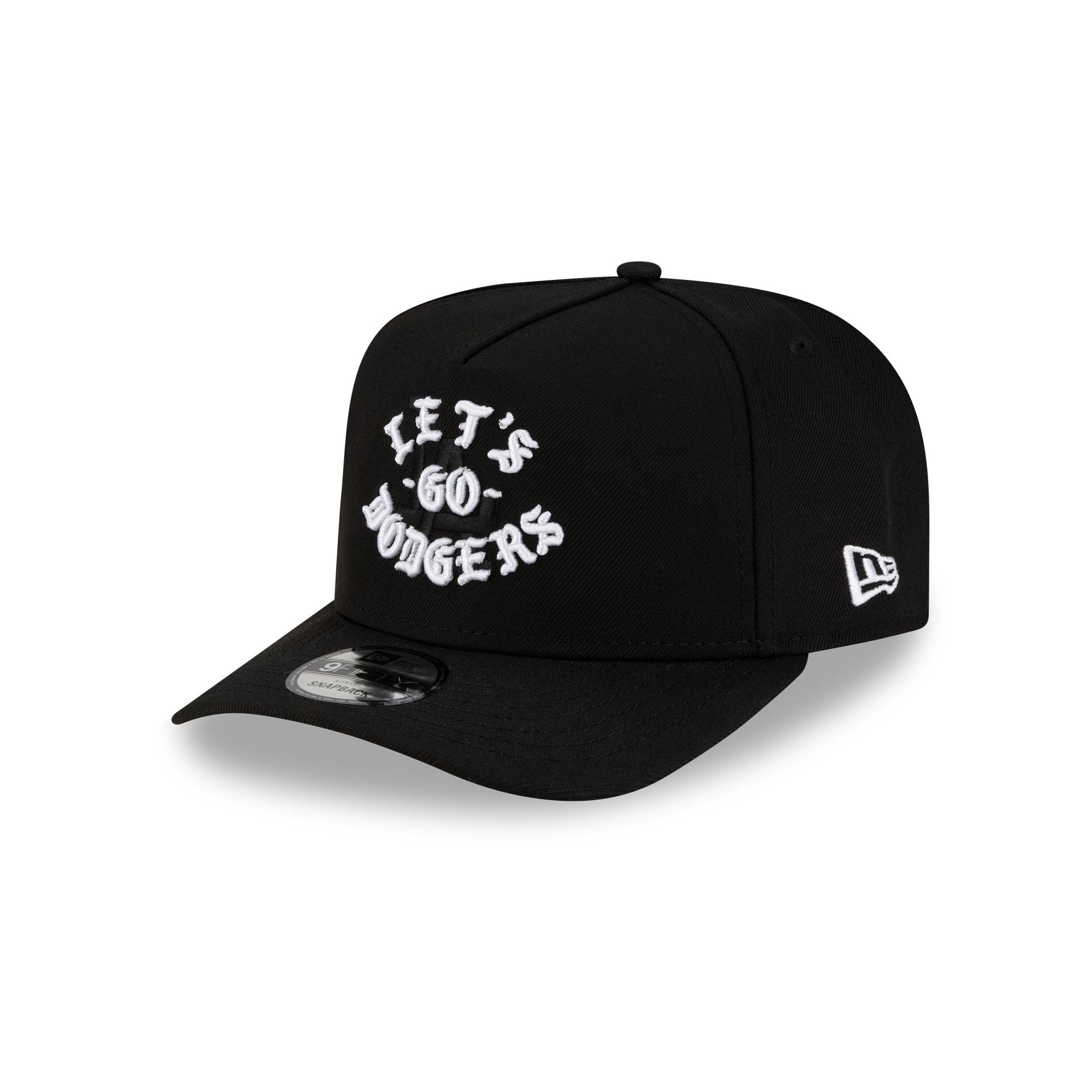 Born x Raised x Los Angeles Dodgers Let's Go World Series Black 9FIFTY A-Frame Snapback Hat