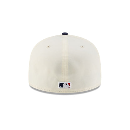 Boston Red Sox Upside Down Logo Chrome 59FIFTY Fitted Hat