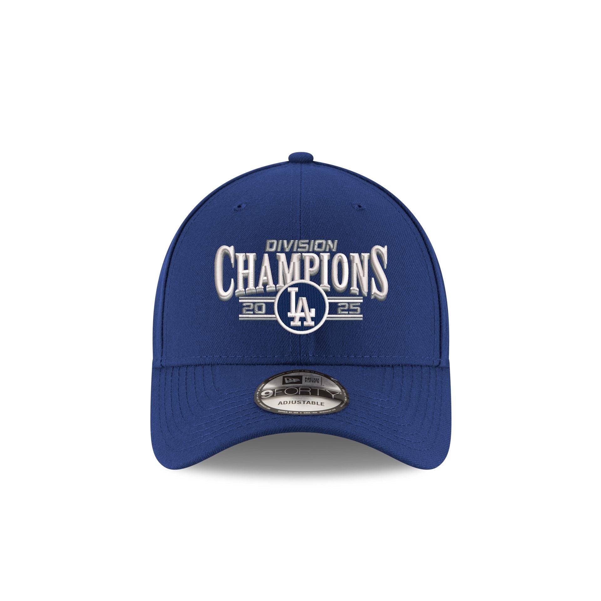 Los Angeles Dodgers 2025 Regular Season Division Champions Replica 9FORTY Adjustable Hat