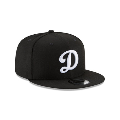 Los Angeles Dodgers Basic Black and White 9FIFTY Snapback Hat