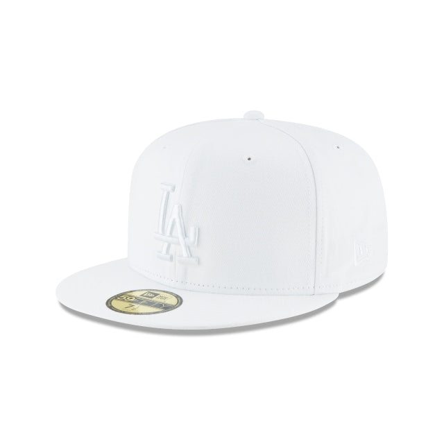 Los Angeles Dodgers Whiteout Basic 59FIFTY Fitted Hat