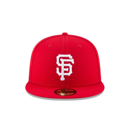 San Francisco Giants Scarlet Basic 59FIFTY Fitted Hat