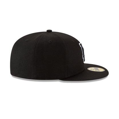 Los Angeles Dodgers Black Outline 59FIFTY Fitted Hat